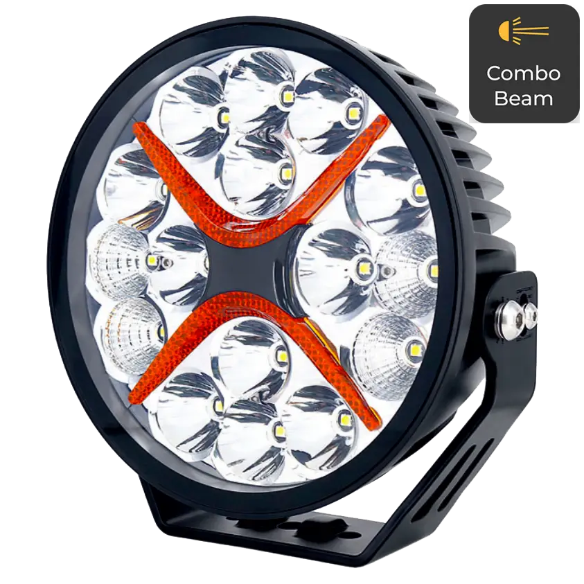 Фара додаткового світла DriveX WL R-105 DLX 7" COMBO+DRL 16L-80W OSR