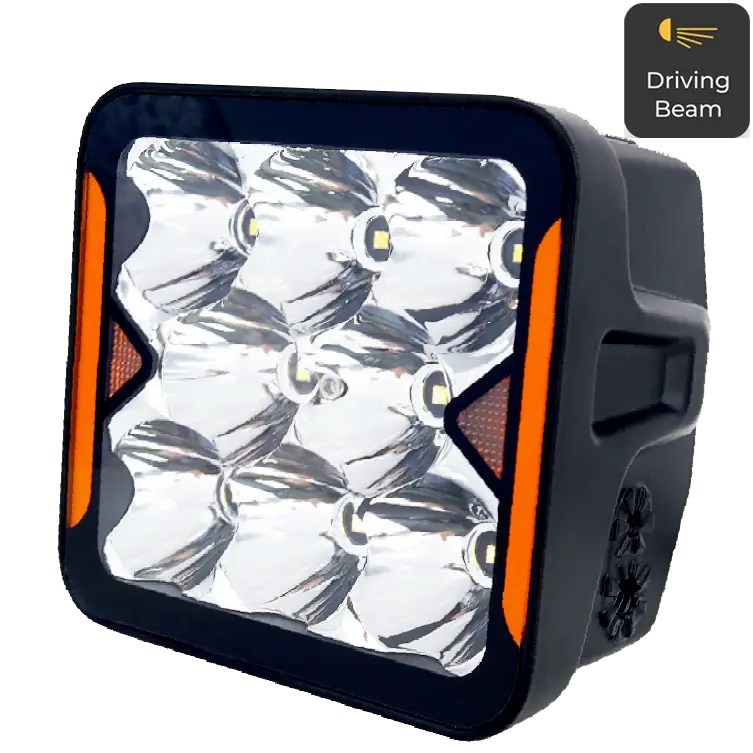 Фара додаткового світла DriveX WL SQ-111 DLX 4" DB+DRL 8L-40W OSR