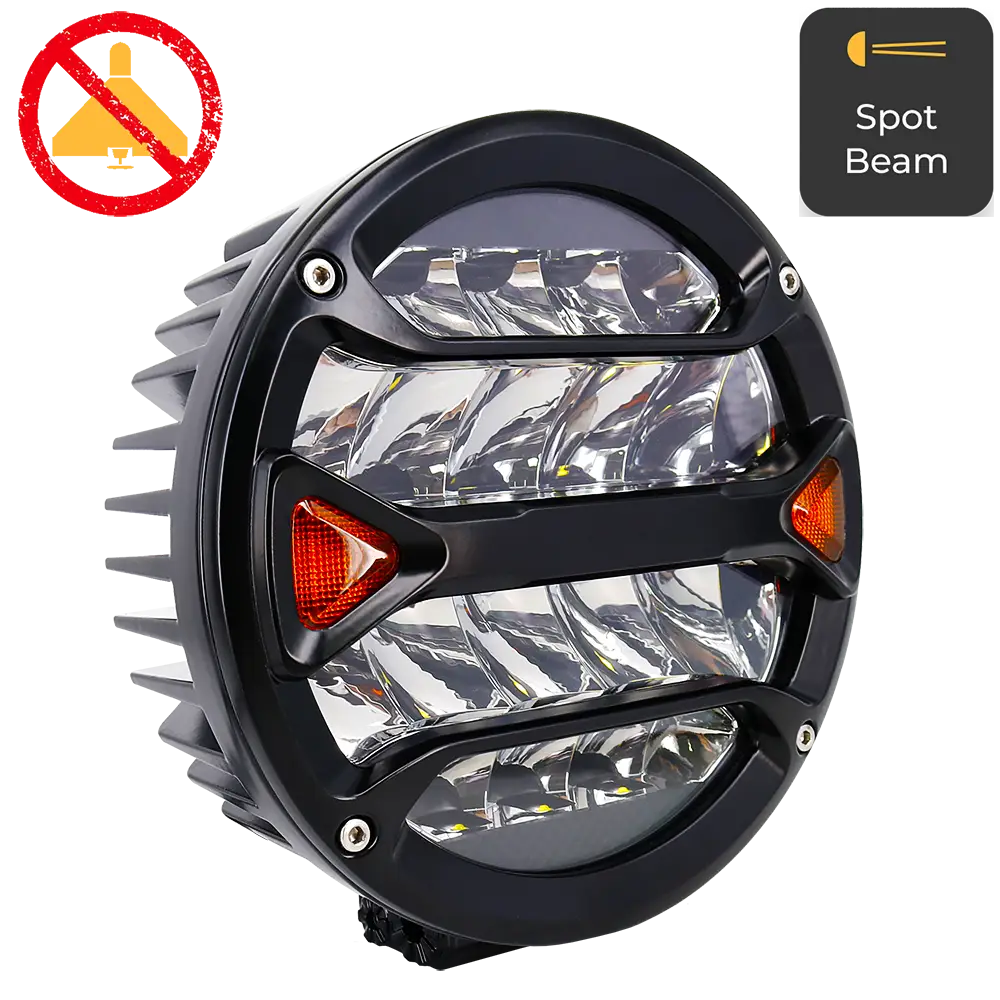 Фара додаткового світла DriveX WL R-101 DLX 7" SP+DRL 18L-90W OSR Серія - робоче світло