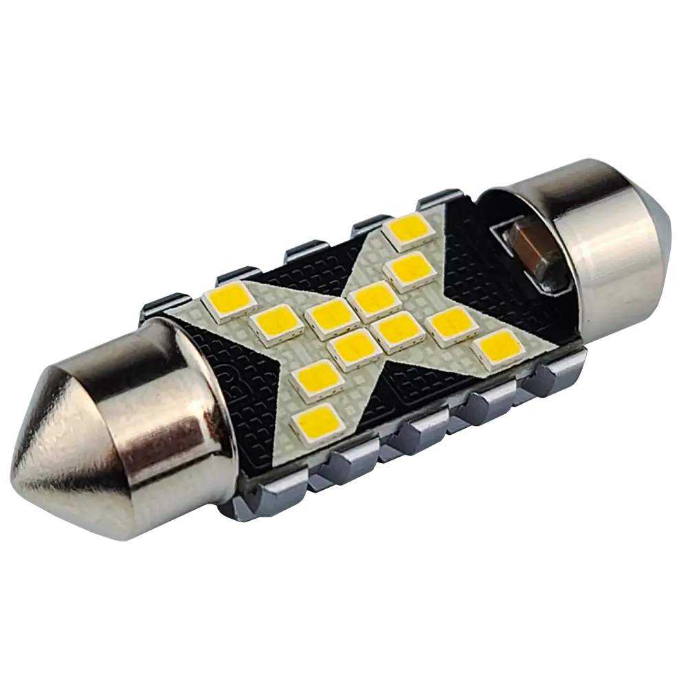 Світлодіоди в габаритні вогні, підсвітку номера та в салон DriveX T11-206 36mm 2016-12 12-24V CAN автомобільні