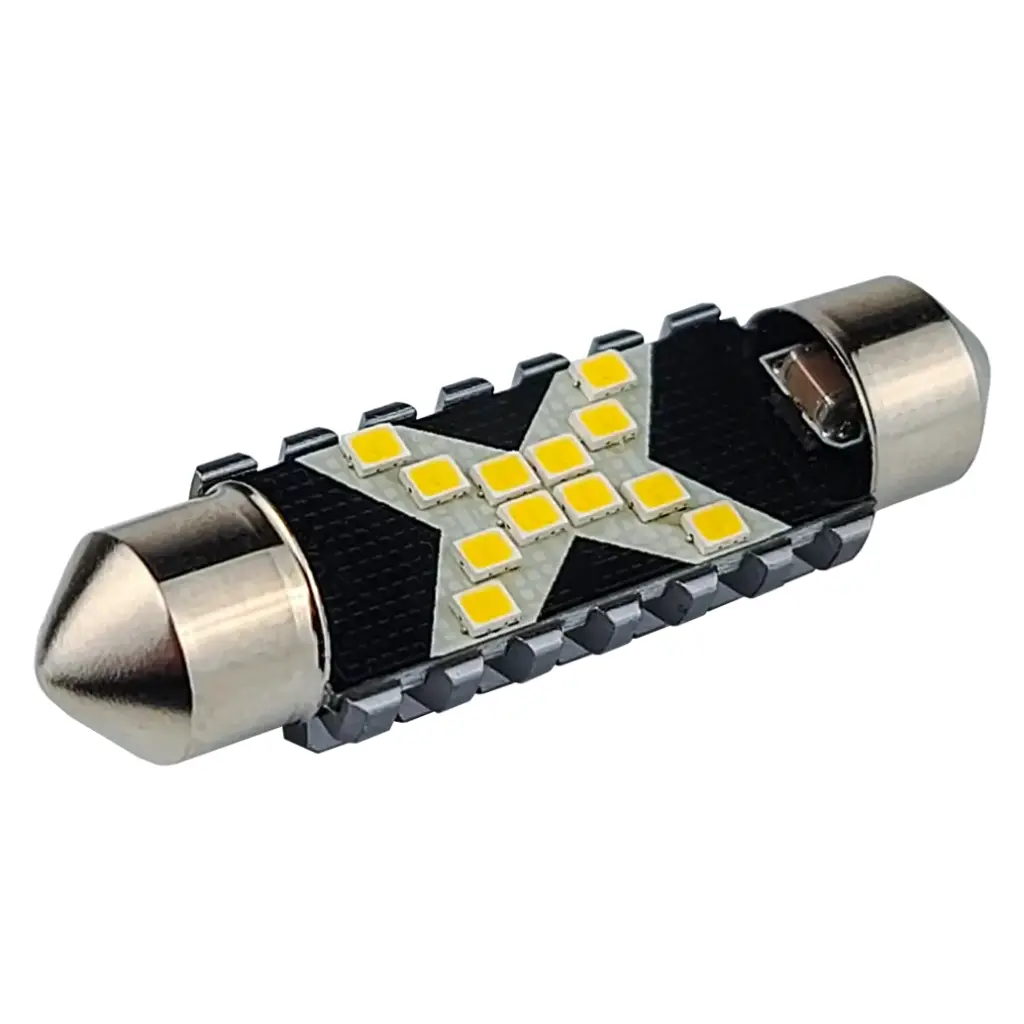 Світлодіоди в габаритні вогні, підсвітку номера та в салон DriveX T11-208 41mm 2016-12 12-24V CAN автомобільні