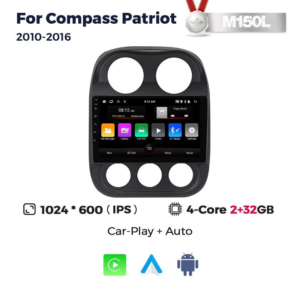 Магнітола Jeep Compass, Patriot