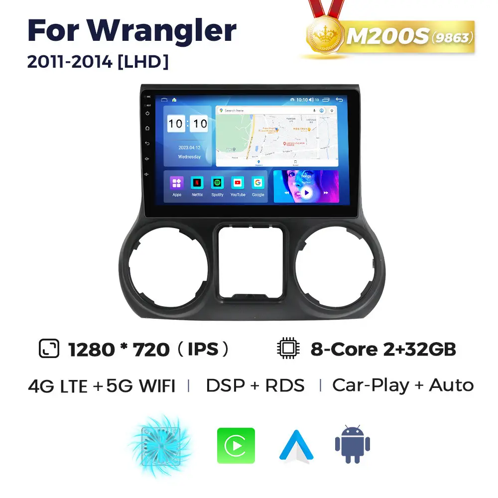 Магнітола Jeep Wrangler