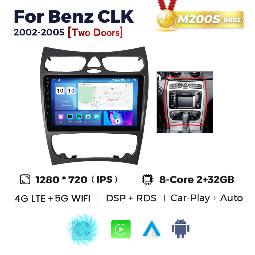 Магнітола Mercedes-Benz CLK-Class (W209)