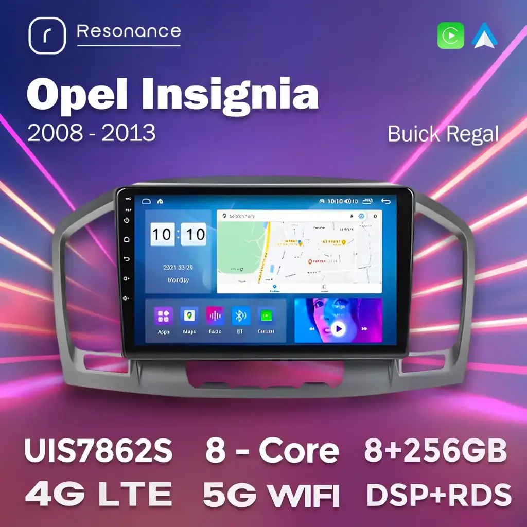 Магнітола Opel Insignia, Buick Regal (2/32, HD (1280x720) QLED)