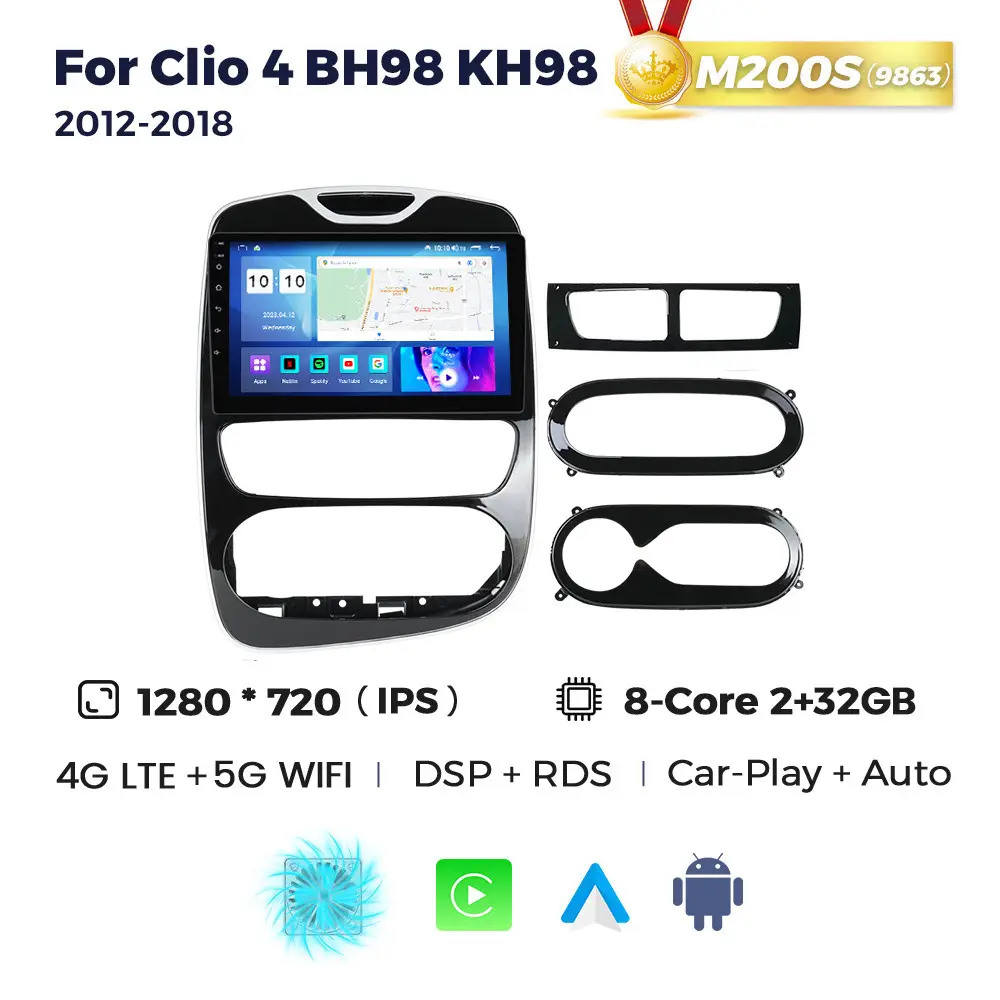 Магнітола Renault Clio 4 (2/32, HD (1280x720) QLED)