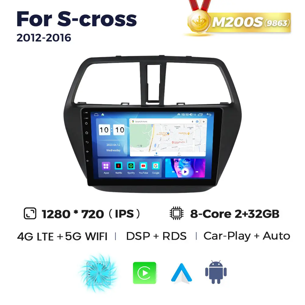 Магнітола Suzuki SX4 (S-Cross) (2/32, HD (1280x720) QLED)