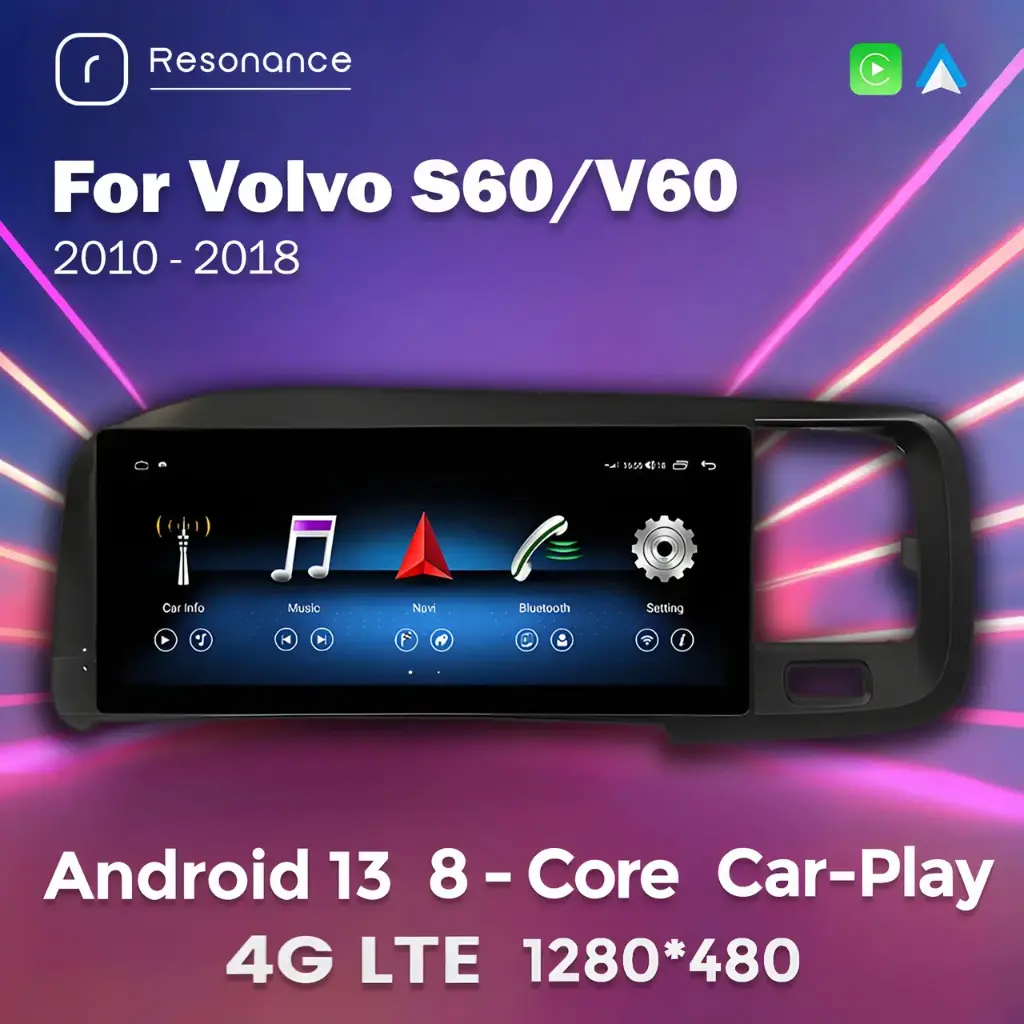 Магнітола Volvo S60, V60 (Y20)