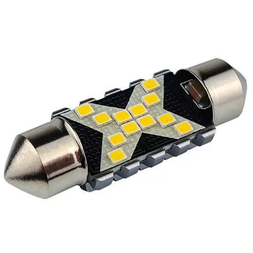 Світлодіоди в габаритні вогні, підсвітку номера та в салон DriveX T11-207 39mm 2016-12 12-24V CAN автомобільні 
