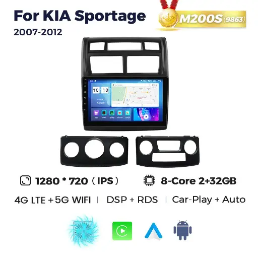 Магнітола Kia Sportage 2 (JE)