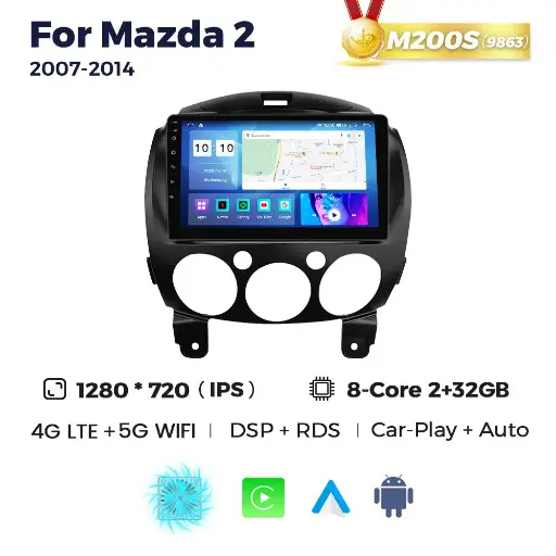 Магнітола Mazda 2