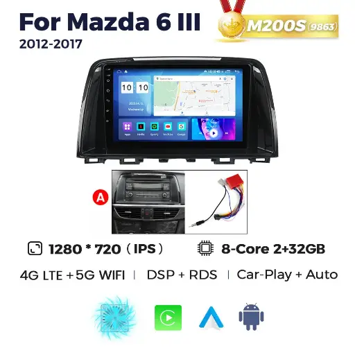 Магнітола Mazda 6 ІІІ